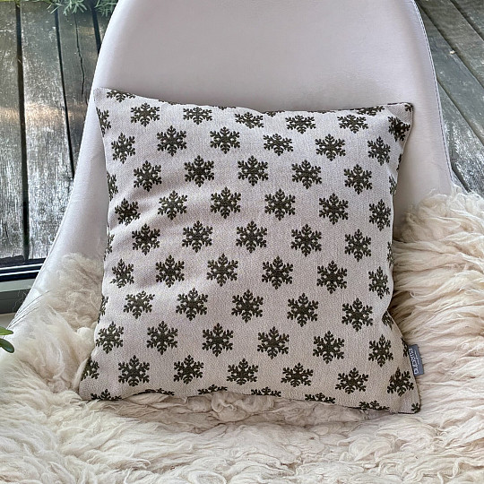 Rivestimento decorativo di lusso con fiocchi marrone-verde B