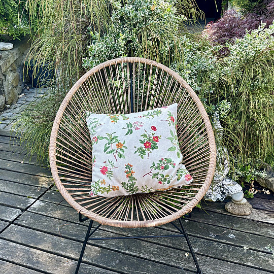 Federa decorativa con FIORI OREGON