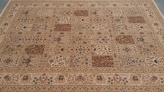 Tappeto classico in lana DIAMOND ORIENT a cassetta crema