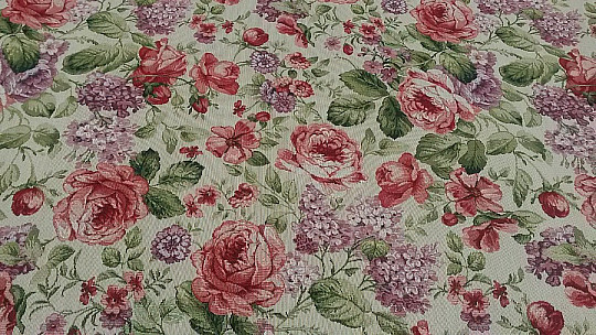 Tovaglia e sciarpa in arazzo VIOLETA