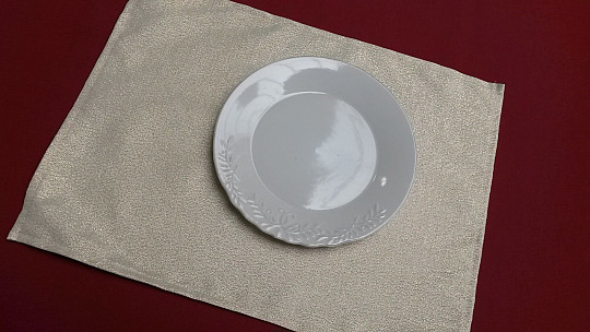 Tavola natalizia FLASH argento naturale