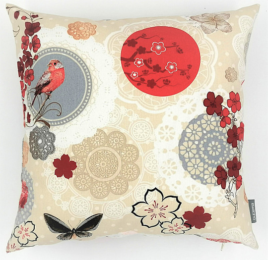 Fodera per cuscino decorativo FLOW ROSSO