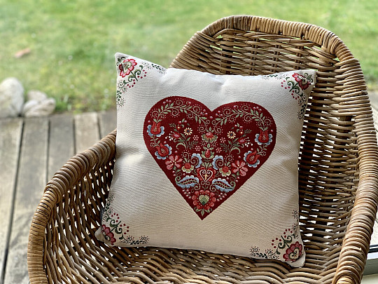 Fodera per cuscino arazzo HUGE HEARTS