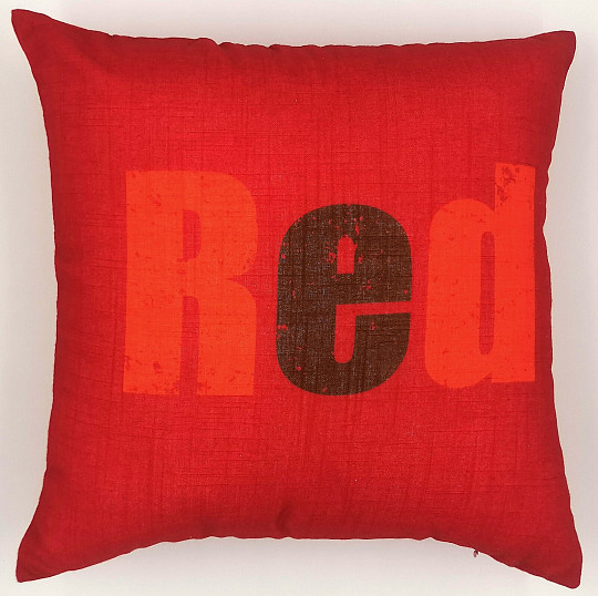 Fodera per cuscino decorativo COLORI ROSSO