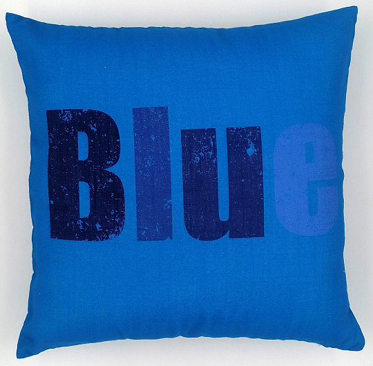 Fodera per cuscino decorativo COLORI BLU