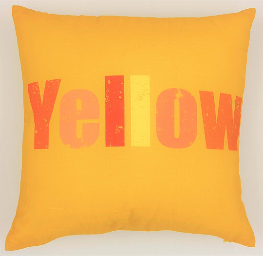 Fodera per cuscino decorativo COLORI GIALLO