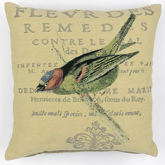 Copertura decorativa UCCELLI verde