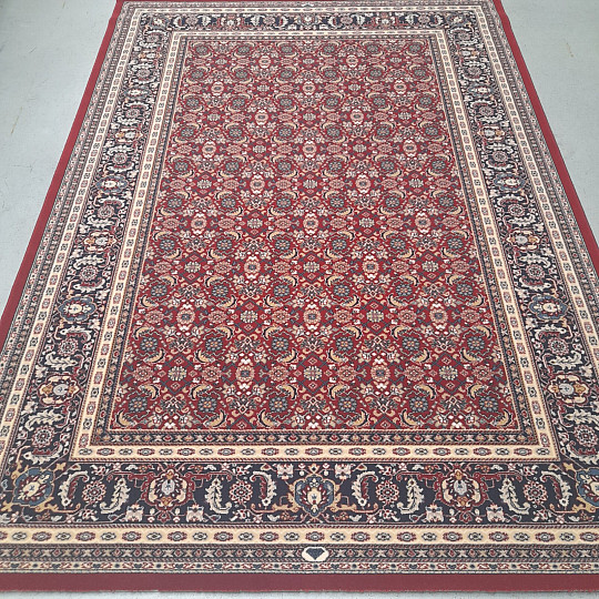 Tappeto classico in lana ORIENT fantasia all-over bordeaux