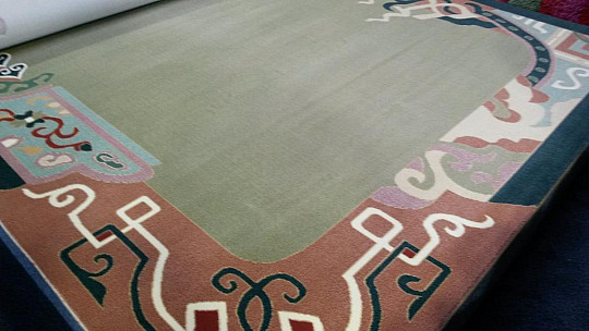 Tappeto in pezzi 300x400 cm MAHAL II verde