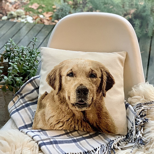 Federa per cuscino arazzo CANE LABRADOR