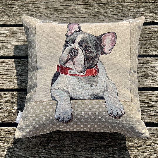 Fodera per cuscino arazzo BULLDOG FRANCESE