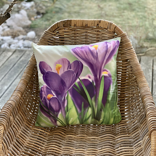 Fodera per cuscino decorativo CROCUSES