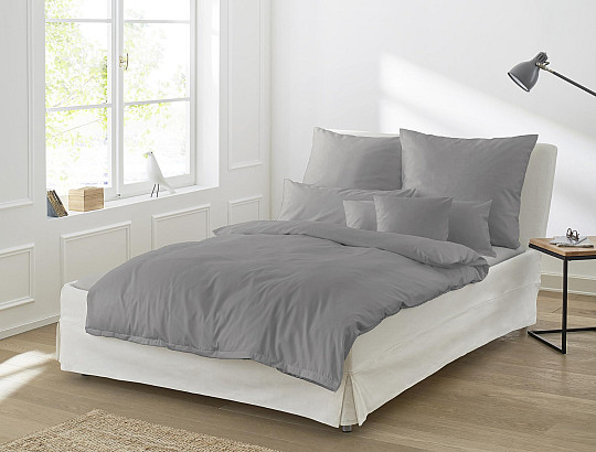 Raso di cotone lusso IRISETTE Paris grafite