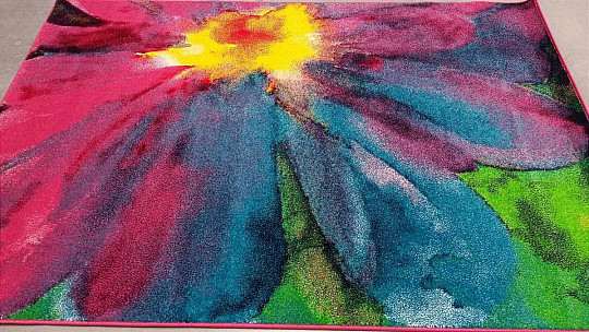 Tappeto in pezzi MULTICOLORE Fiore