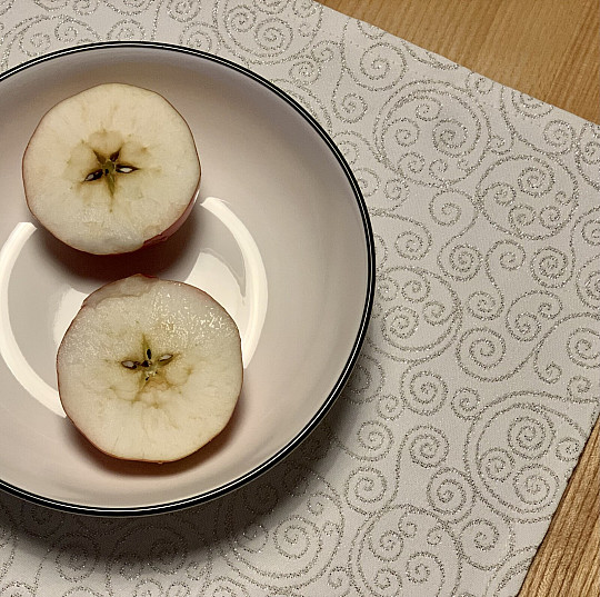 Tavola natalizia FLASH ornamento argento naturale