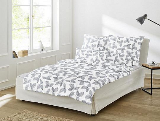 biancheria da letto Irisette BIO COTONE raso FOGLIA 8744-2