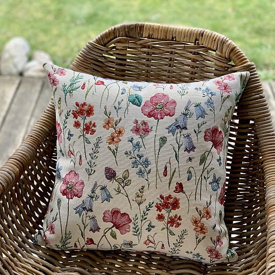 Fodera per cuscino con arazzo BLOOMING PRATO