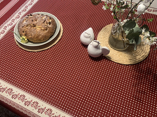 Tovaglia e scialle arazzo SELSKÁ JIZBA rosso