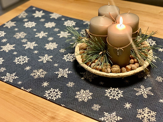 Tovaglia e sciarpa arazzo BANDIERA BLU