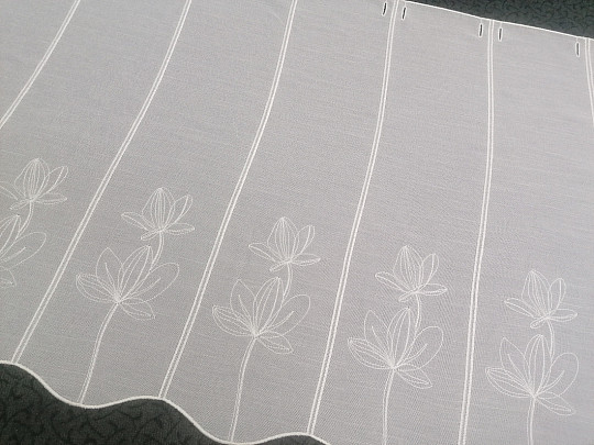 Tenda ricamata per vetrata 11752/0010