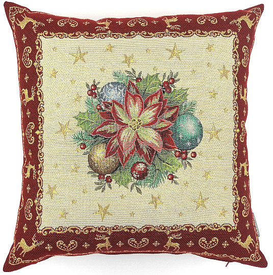 Federa per cuscino decorazione natalizia STELLA DI NATALE