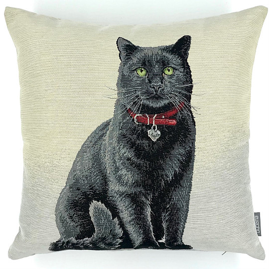 Fodera per cuscino Tapestry NERO CAT
