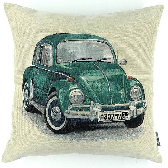 Fodera per cuscino arazzo VW BEETLE TURCHESE