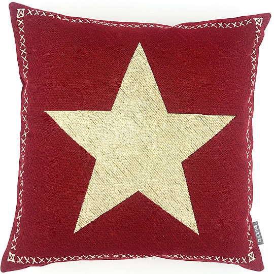 Fodera per cuscino arazzo RED STAR 1