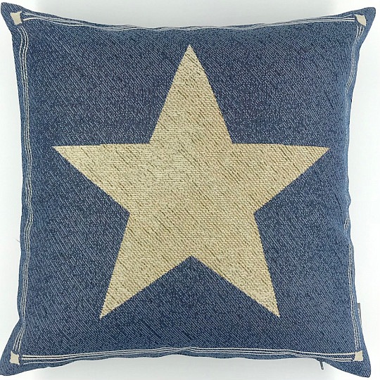 Fodera per cuscino arazzo BLUE STAR 1