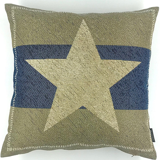 Fodera per cuscino arazzo BLUE STAR 2