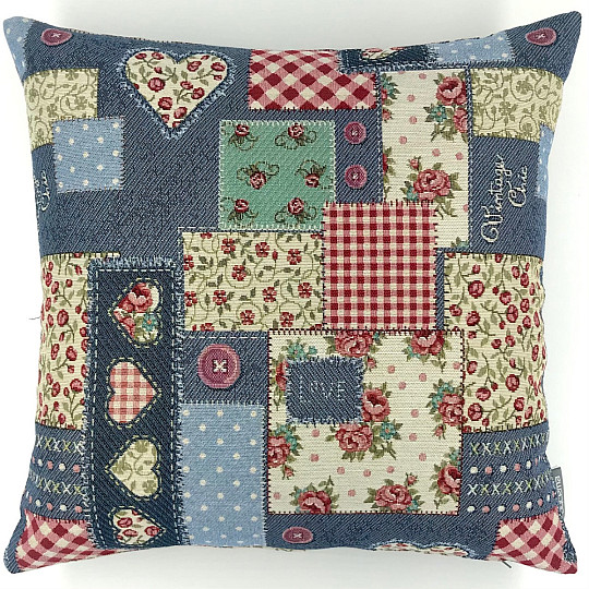 Federa per cuscino in arazzo VINTAGE PATCHWORK