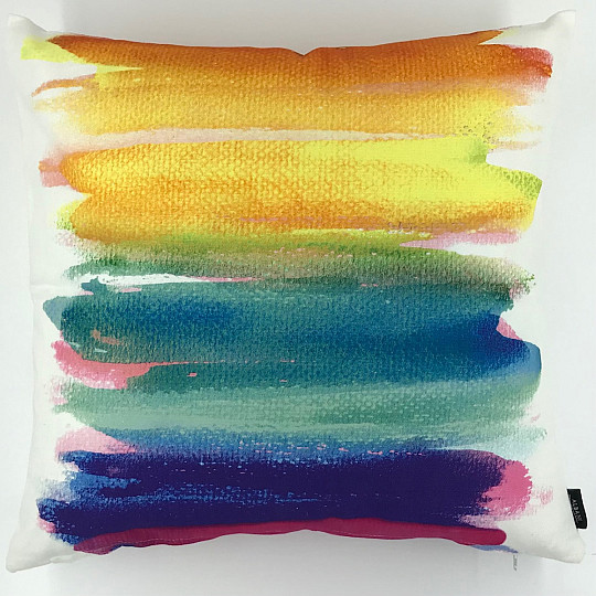 Fodera per cuscino decorativo ARCOBALENO PASTELLO