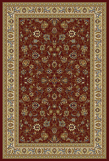 Tappeto in pezzi KENDRA rosso