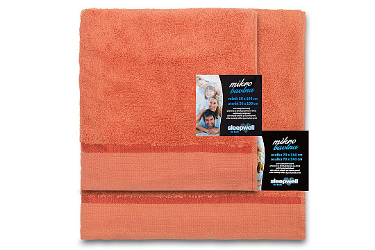 Asciugamano e telo da bagno MICRO ARANCIONE