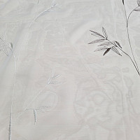 Tenda ricamata di lusso GERSTER 11757 bianca