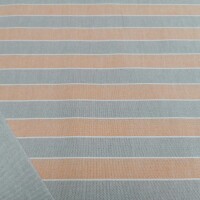 Tessuto decorativo strisce Trebol - arancione 2 cm 75
