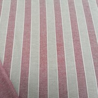 Tessuto decorativo strisce Trebol - bordeaux 2 cm 65