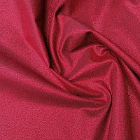 Tessuto per decorazioni natalizie Babbo Natale con lurex bordeaux