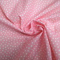 Tessuto di cotone MINI CUORI
