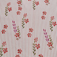 Tessuto decorativo AVIGNON PINK STRIPE