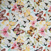 FARFALLE in raso di cotone digitale