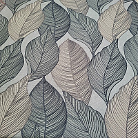 Tessuto decorativo MAXI LISTY grigio
