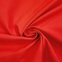 Tessuto di cotone UNI rosso - rouge cotone grosso 220g