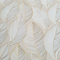 Tessuto decorativo MAXI FOGLIE beige