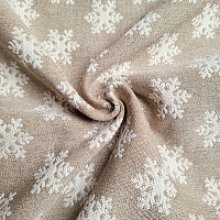 Tessuto decorativo lussuoso FLAKES BEIGE