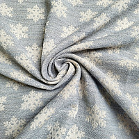 Tessuto decorativo lussuoso FLAKES GREY