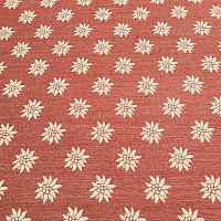 Tessuto decorativo di lusso  Prot- rosso alpino
