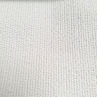 Tessuto decorativo monocromatico di lusso GERSTER 77052/10 BIANCO