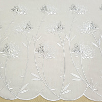 Tenda di lusso GERSTER 11868 ricamo beige