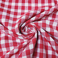 Tessuto decorativo KANAFAS rosso 1x1 cm